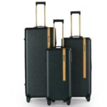 PC Material PC 923 Leather‑Grain, Gold Aluminum‑Frame
