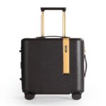 PC Material PC 923 Leather‑Grain, Gold Aluminum‑Frame