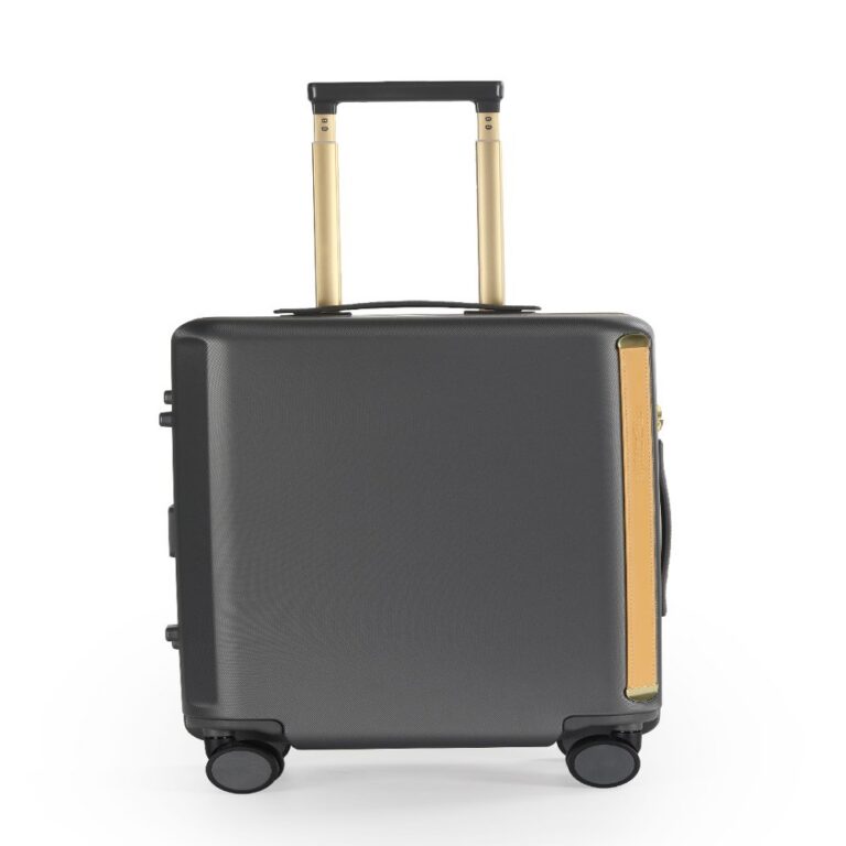 PC Material PC 922 Diagonal‑grain shell with gold aluminum frame
