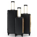 PC Material PC 922 Diagonal‑grain shell with gold aluminum frame