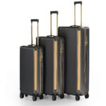 PC Material PC 922 Diagonal‑grain shell with gold aluminum frame